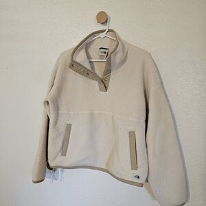 The North Face Craigmont 1/4 Snap Cream Fleece Pullover